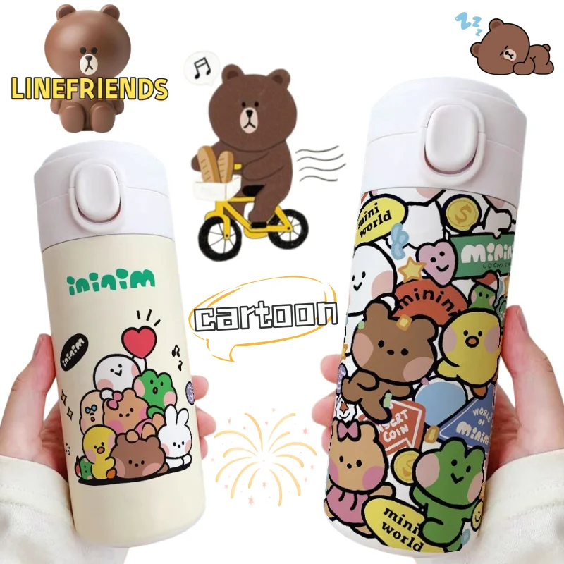 New creative Brown Bear thermos cup, cartoon , large capacity, high appearance value, lightweight and portable student water cup
New creative Brown Bear thermos cup, cartoon , large capacity, high appearance value, lightweight and portable student water cup