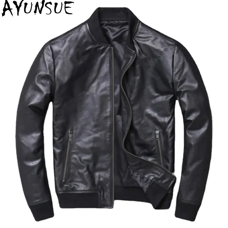 AYUNSUE Real Leather Jacket Men Casual Vintage Motorcycle Genuine Leather Coat Sheepskin Coats Men's Clothing Blouson Cuir Homme
AYUNSUE Real Leather Jacket Men Casual Vintage Motorcycle Genuine Leather Coat Sheepskin Coats Men's Clothing Blouson Cuir Homme