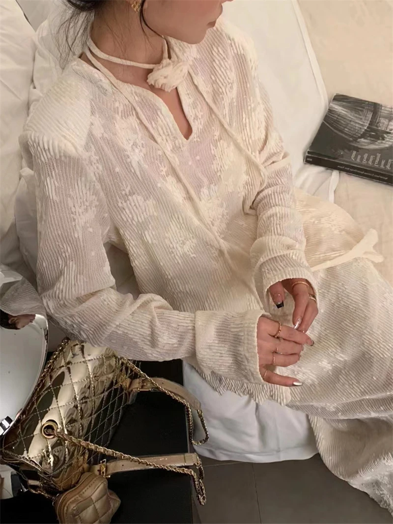 Ele Artistic Lady Sle, топ с высокой талией и цветочной резьбой, свободная юбка на талии, комплект для женщин, весенне-осенний комплект Faion
Ele Artistic Lady Sle, топ с высокой талией и цветочной резьбой, свободная юбка на талии, комплект для женщин, весенне-осенний комплект Faion