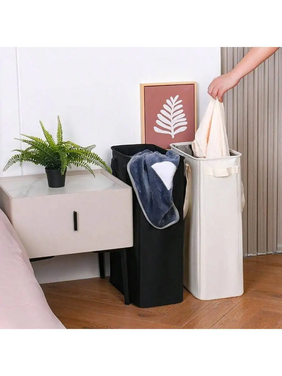 Slim Laundry Basket, Narrow Laundry Hamper With Handles, Collapsible Dirty Clothes Hamper, Tall Laundry Bin Laundry Room, Dorm
Slim Laundry Basket, Narrow Laundry Hamper With Handles, Collapsible Dirty Clothes Hamper, Tall Laundry Bin Laundry Room, Dorm