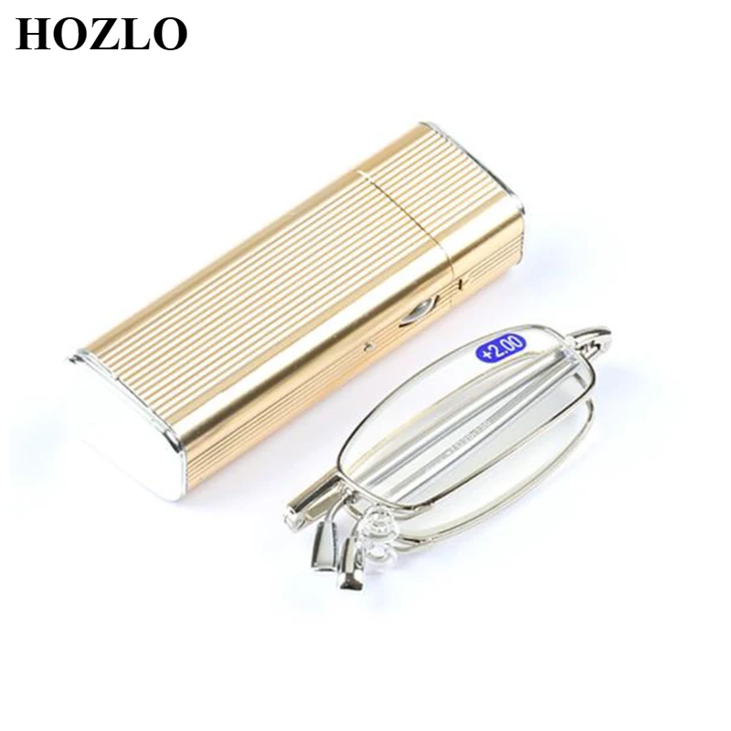 Portable Rimless Glass Reading Glasses Small Lighter Box Antenna Folding Antenna Hyperopia Eyeglasses for Women Men +1.0~+4.0
Portable Rimless Glass Reading Glasses Small Lighter Box Antenna Folding Antenna Hyperopia Eyeglasses for Women Men +1.0~+4.0
