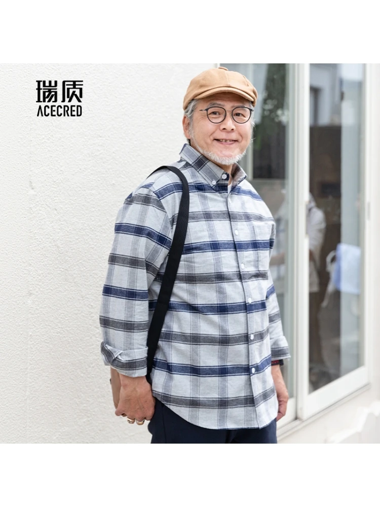 Pure Cotton Long Sve irt for Middle-Aged And ly Plaid Casual Faion Autumn Spring Clothes Large Size andpa
Pure Cotton Long Sve irt for Middle-Aged And ly Plaid Casual Faion Autumn Spring Clothes Large Size andpa