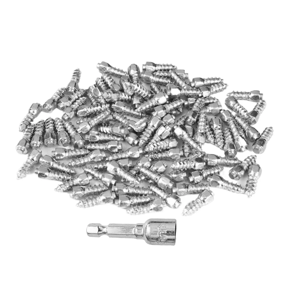 100pcs New 4x9mm 4x12mm Car Snow Tyre Studs Anti Ice Stainless Steel Tire Studs Screw Anti Skid Snow Spikes SUV ATV
100pcs New 4x9mm 4x12mm Car Snow Tyre Studs Anti Ice Stainless Steel Tire Studs Screw Anti Skid Snow Spikes SUV ATV