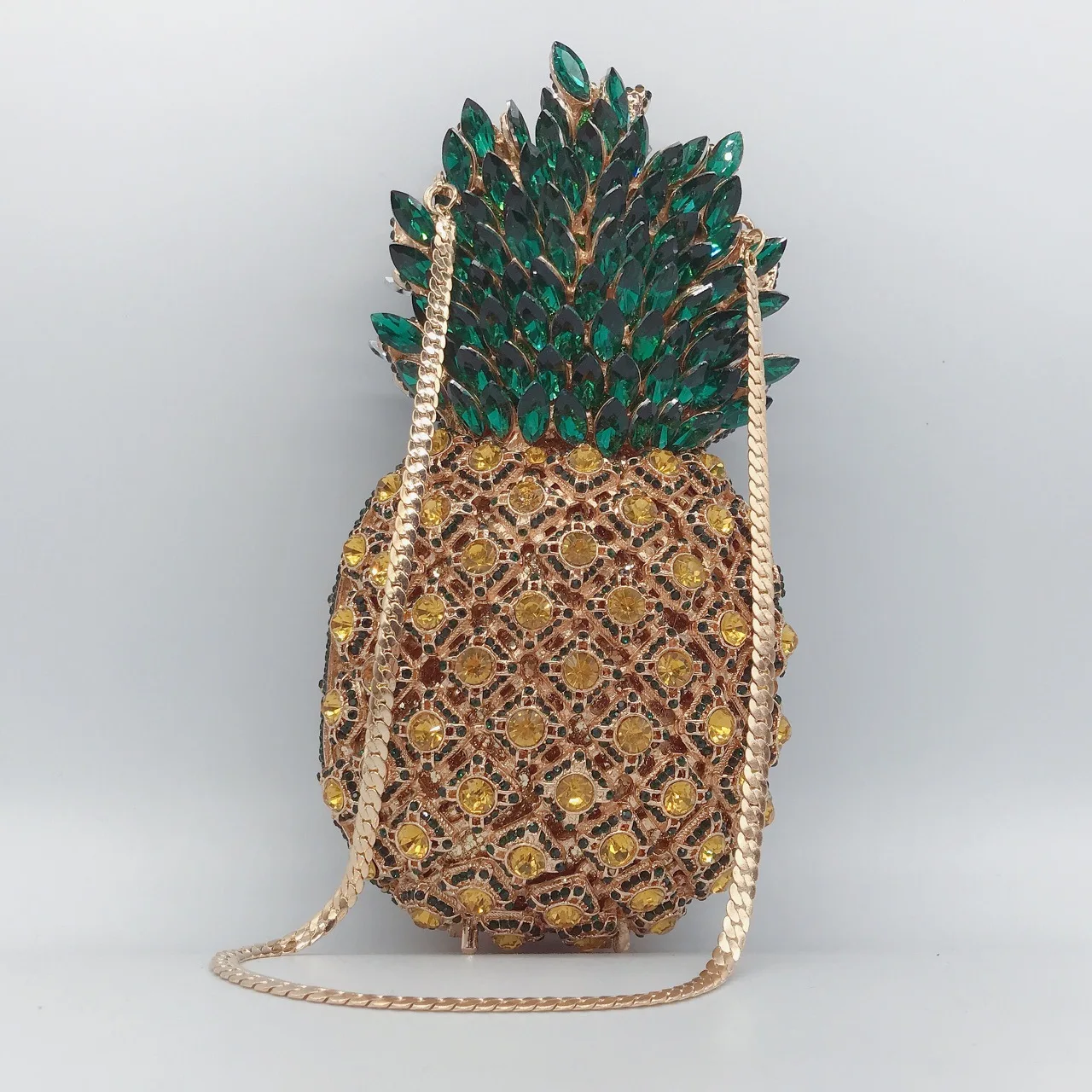 Luxury Crystal Green Pineapple Evening Bags Ladies Wedding Party Purse Chain Clutch Bags Female Diamond Elegant Bling Handbags
Luxury Crystal Green Pineapple Evening Bags Ladies Wedding Party Purse Chain Clutch Bags Female Diamond Elegant Bling Handbags