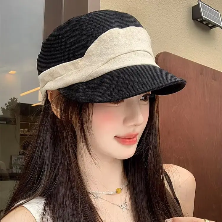 Linen Cotton Equestrian Cap Stylish Pleated Breathable Flat-Top Baseball Cap Women Soft, Breathable Durable Beret
Linen Cotton Equestrian Cap Stylish Pleated Breathable Flat-Top Baseball Cap Women Soft, Breathable Durable Beret