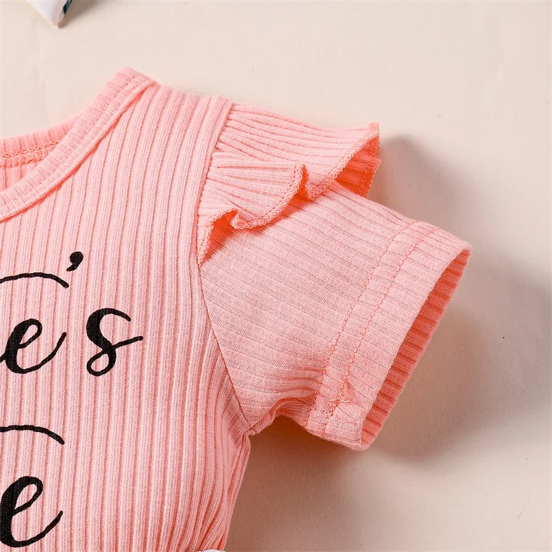 Little Baby Girls Summer Outfits Clothes Short Sleeve Ruffle Knit Flower Print Jumpsuit Dress with Headband
Little Baby Girls Summer Outfits Clothes Short Sleeve Ruffle Knit Flower Print Jumpsuit Dress with Headband