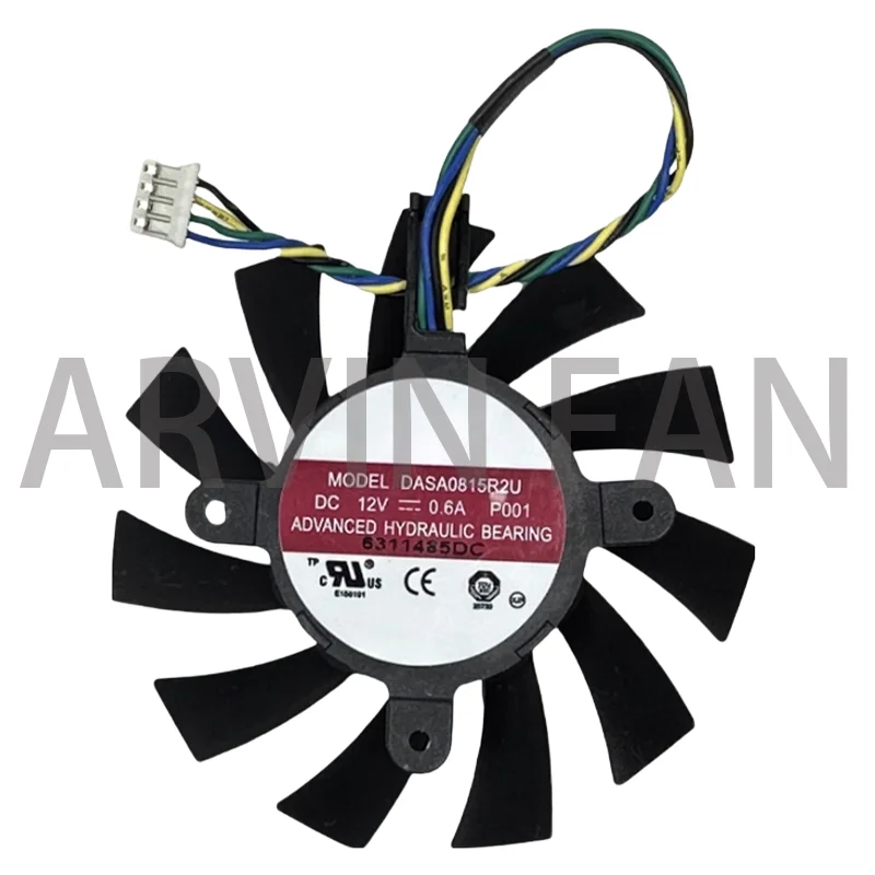 4-контактный интеллектуальный охлаждающий вентилятор видеокарты с контролем температуры DASA0815R2U подходит для EVGA GTX550TI и 460TI
4-контактный интеллектуальный охлаждающий вентилятор видеокарты с контролем температуры DASA0815R2U подходит для EVGA GTX550TI и 460TI