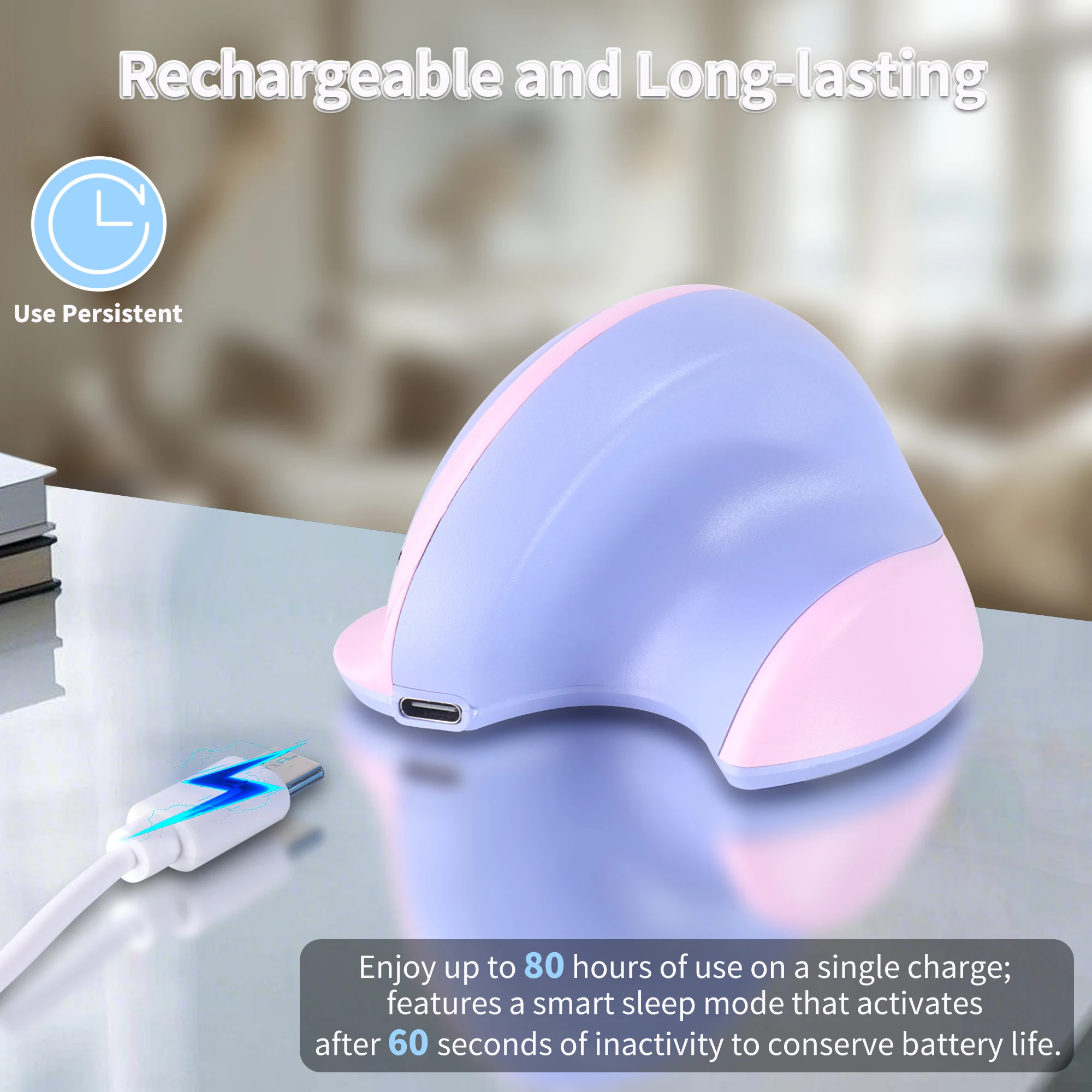 Wireless Vertical Dual-mode Mouse Rechargeable Mini Small Hand Ergonomics Design Mute Button Office Use Portable Kid Or Woman
Wireless Vertical Dual-mode Mouse Rechargeable Mini Small Hand Ergonomics Design Mute Button Office Use Portable Kid Or Woman