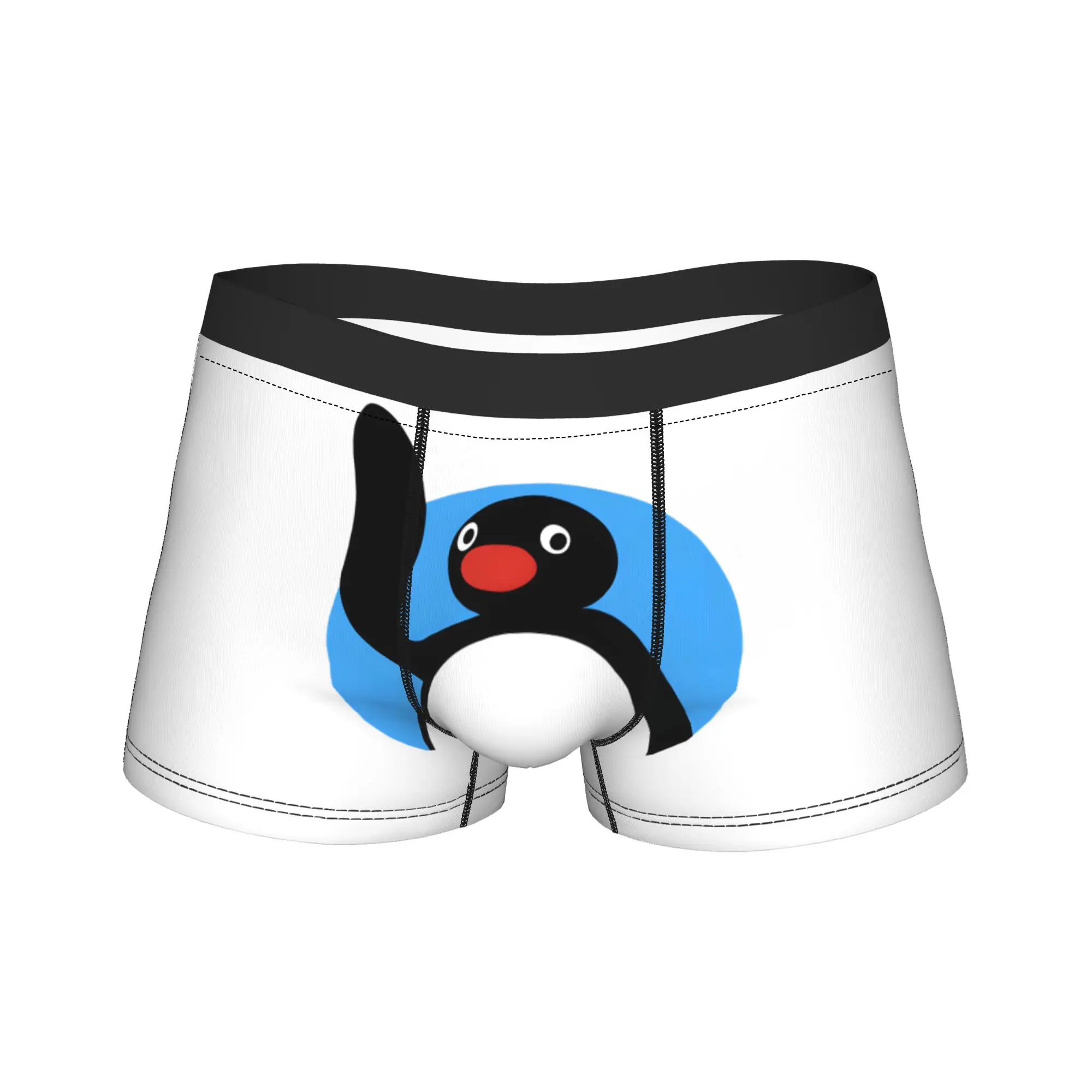 Hi Pingu Underwear Comfortable Panties Custom DIY Boxer Brief For Males 3D Pouch Large Size Boxer Shorts
Hi Pingu Underwear Comfortable Panties Custom DIY Boxer Brief For Males 3D Pouch Large Size Boxer Shorts