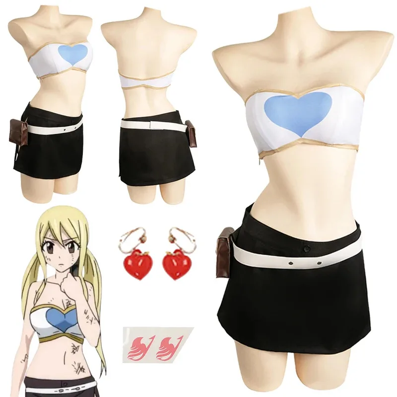 Люси Хартфилия Косплей Фэнтези завернутые нагрудные топы Одежда Аниме Фея Косплей Хвост Костюм Маскировка Взрослые Женщины Наряды
Люси Хартфилия Косплей Фэнтези завернутые нагрудные топы Одежда Аниме Фея Косплей Хвост Костюм Маскировка Взрослые Женщины Наряды