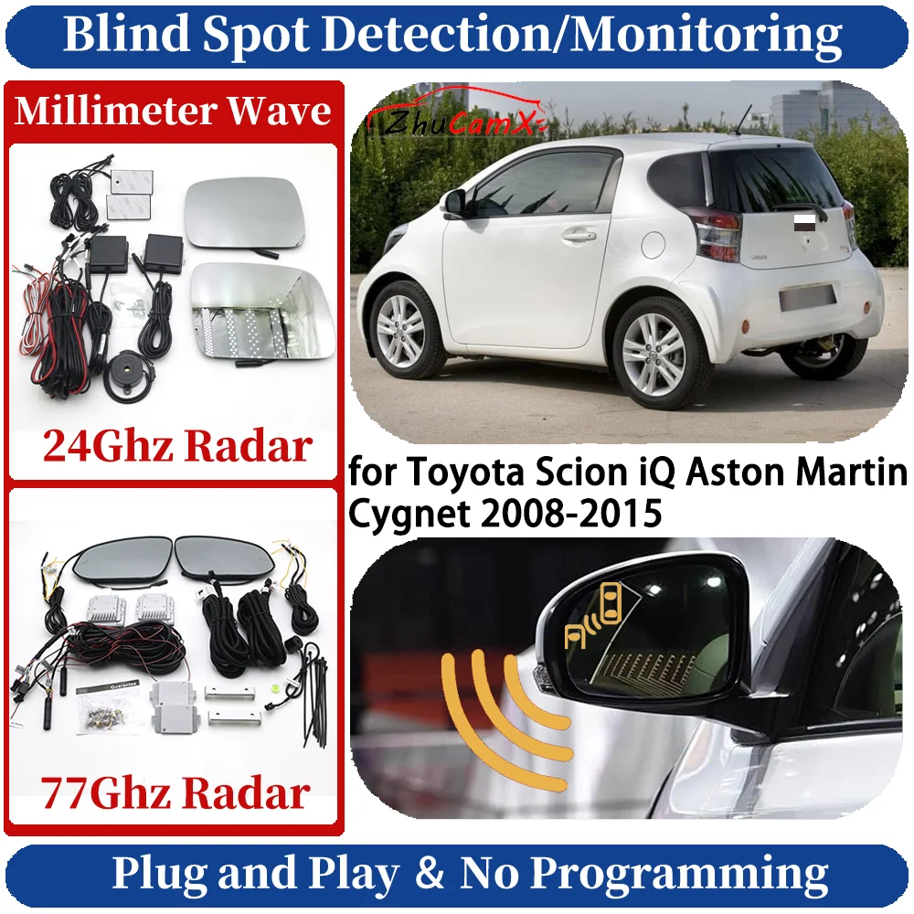 Blind Spot Monitoring/Detection System for Toyota Scion iQ Aston Martin Cygnet 2008-2015 Night Driving Side Lane Change Assist
Blind Spot Monitoring/Detection System for Toyota Scion iQ Aston Martin Cygnet 2008-2015 Night Driving Side Lane Change Assist