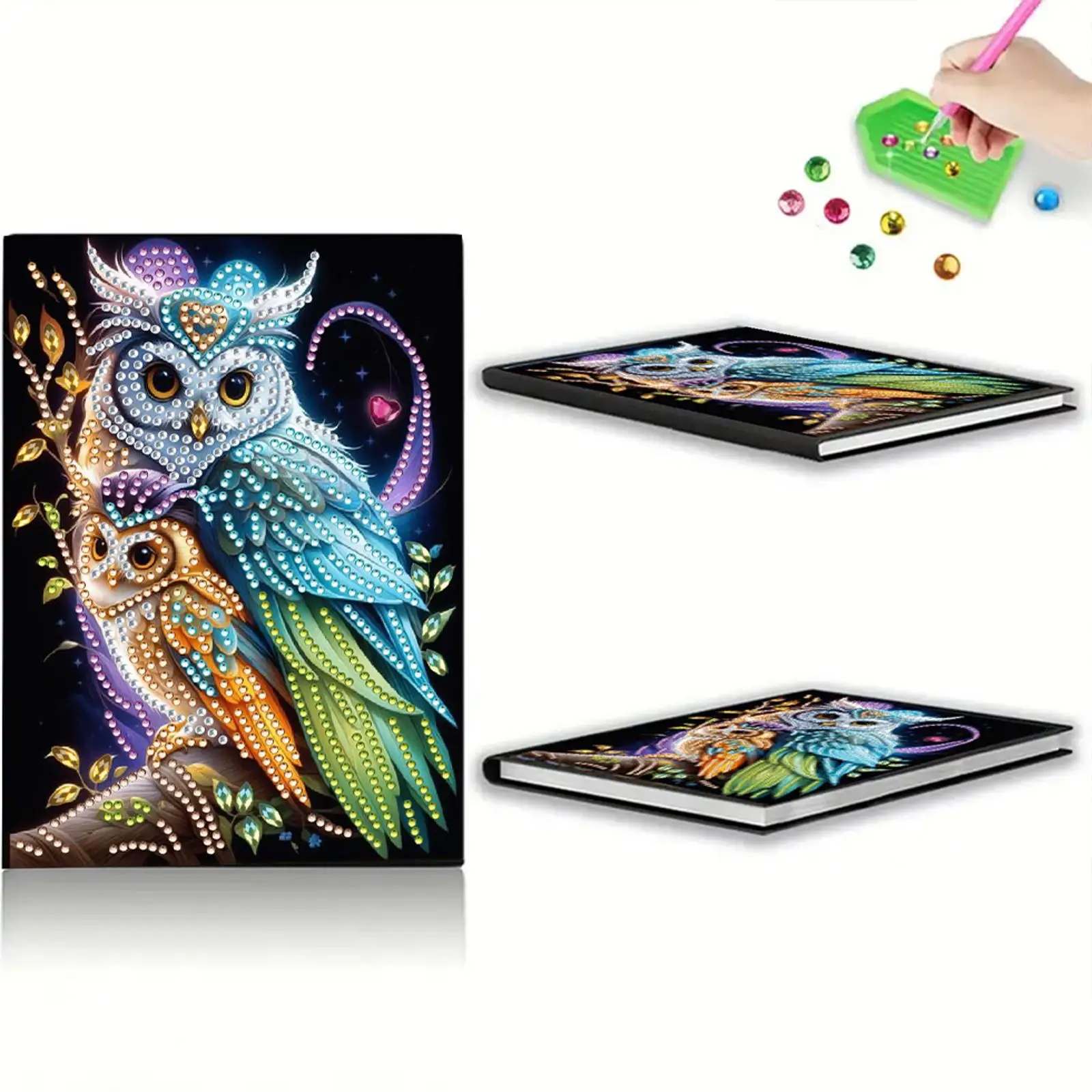 50-Page A5 Diamond Painting Diary Book 5D DIY Diamond Art Painting Notebook Kit Crystal Notepad Sketchbook Holiday Birthday Gift
50-Page A5 Diamond Painting Diary Book 5D DIY Diamond Art Painting Notebook Kit Crystal Notepad Sketchbook Holiday Birthday Gift