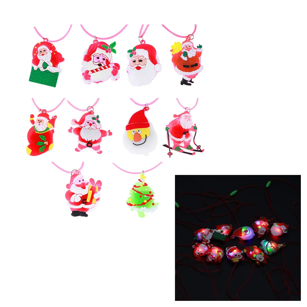 12 Pcs LED Glowing Pendant Necklace Christmas Charms Jewelry Festival Rope Halloween Ornaments Decor Lightweight Personalized
12 Pcs LED Glowing Pendant Necklace Christmas Charms Jewelry Festival Rope Halloween Ornaments Decor Lightweight Personalized