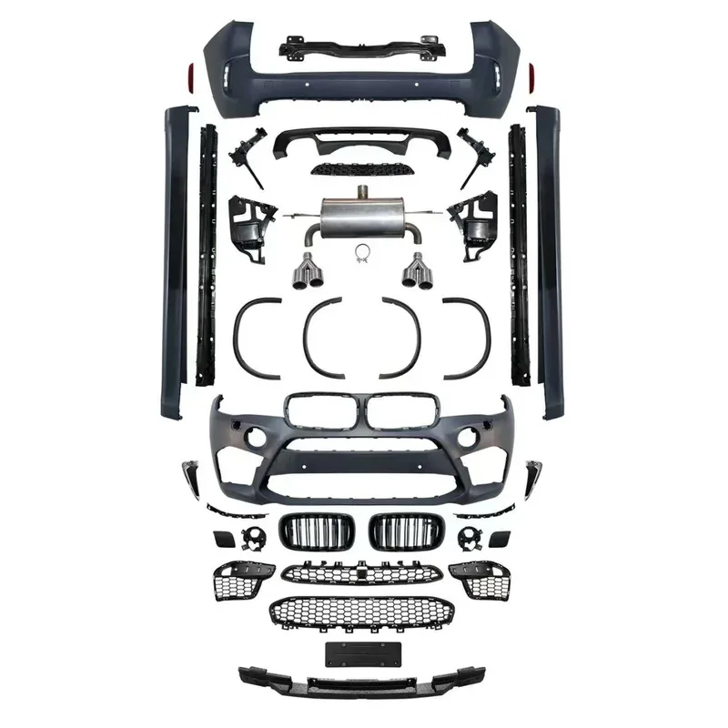 Комплект кузова для X5 F15 Обновление до бампера Bodykit X5M F85
Комплект кузова для X5 F15 Обновление до бампера Bodykit X5M F85