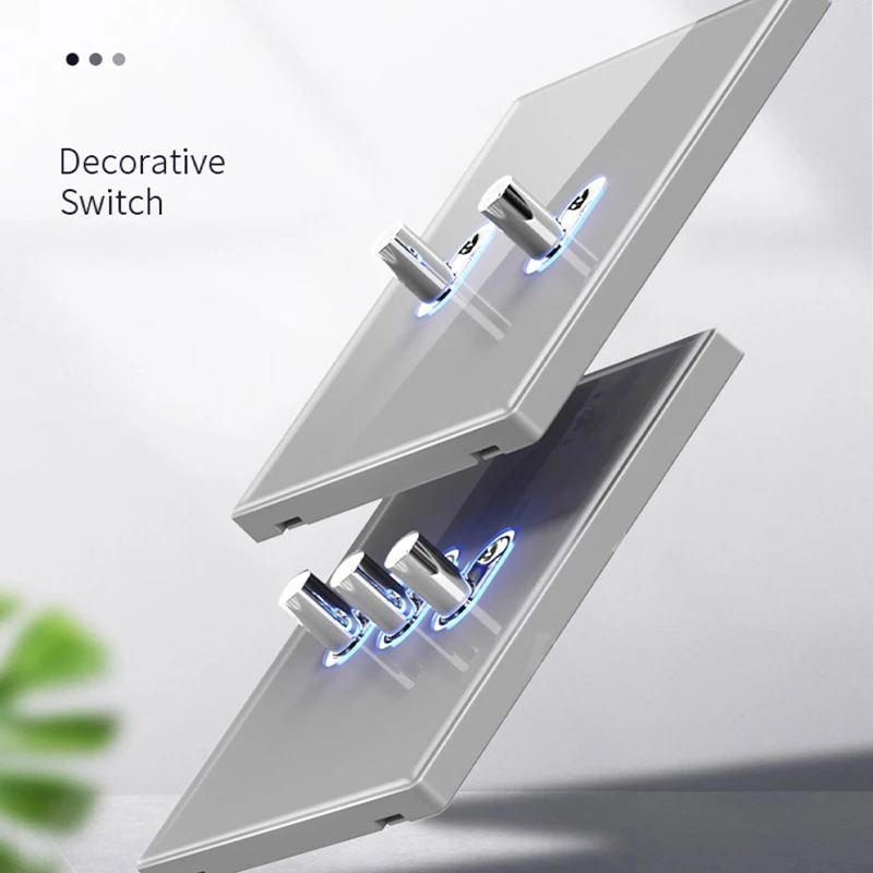 Gray Glass Bedroom Wall Lamp 1/2/3gang1way Toggle Switch Button, Chinese Standard EU Standard Wall Lamp Switch Socket AC100-250V
Gray Glass Bedroom Wall Lamp 1/2/3gang1way Toggle Switch Button, Chinese Standard EU Standard Wall Lamp Switch Socket AC100-250V