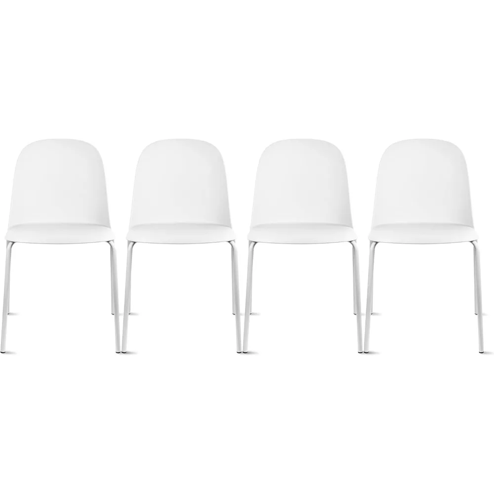 Set of 4 Modern Stackable Armless Dining Chairs | Plastic Shell Seat with Metal Legs | Indoor or Outdoor Use | Home Kitchen
Set of 4 Modern Stackable Armless Dining Chairs | Plastic Shell Seat with Metal Legs | Indoor or Outdoor Use | Home Kitchen