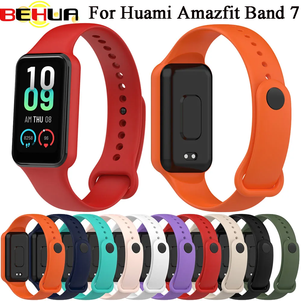 Ремешок BEAHU для Huami Amazfit Band 7, умный ремешок для часов с чехлом, браслет, мягкий силиконовый ремешок Correa для Amazfit Band7, аксессуары для ремня
Ремешок BEAHU для Huami Amazfit Band 7, умный ремешок для часов с чехлом, браслет, мягкий силиконовый ремешок Correa для Amazfit Band7, аксессуары для ремня
