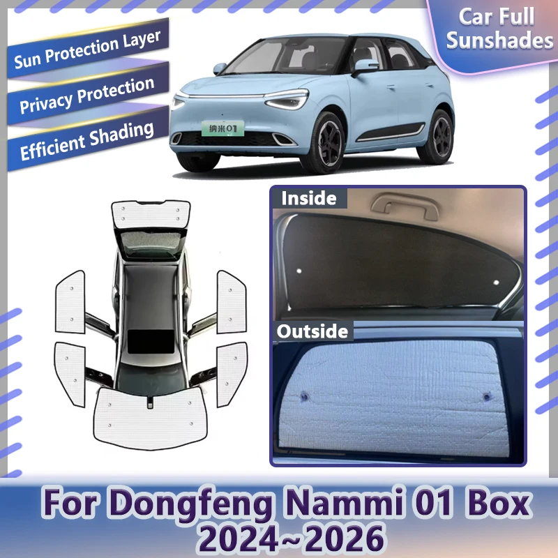 For Dongfeng Nammi 01 Box 2024~2026 2025 Car Full Sunshades Window Anti-UV Visor Covers Sunscreen Protection Tools Accessories
For Dongfeng Nammi 01 Box 2024~2026 2025 Car Full Sunshades Window Anti-UV Visor Covers Sunscreen Protection Tools Accessories