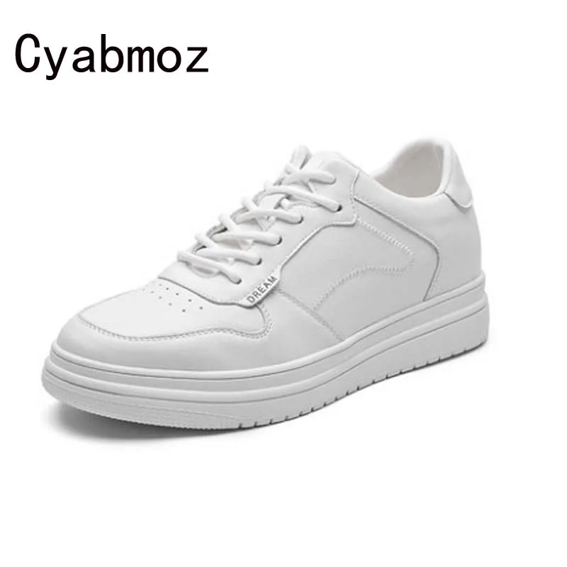 New 6cm inner height increase men's shoes invisible elevator casual shoes white leather sneakers leisure tide board shoes
New 6cm inner height increase men's shoes invisible elevator casual shoes white leather sneakers leisure tide board shoes