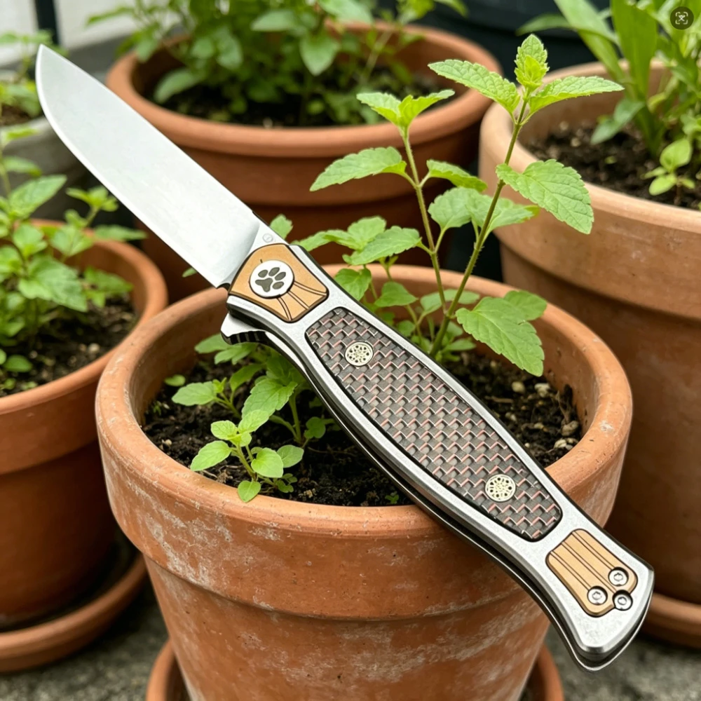 Outdoor Portable EDC Folding Knife, High Hardness D2 Steel, Carbon Fiber Handle, Practical Pocket Knife for Camping Hiking
Outdoor Portable EDC Folding Knife, High Hardness D2 Steel, Carbon Fiber Handle, Practical Pocket Knife for Camping Hiking