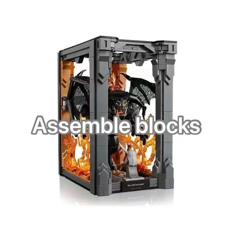 10367 | 1201 шт. | Угловая книжная полка Balrog Bookend | Идеальный декоративный подарок для дня рождения и вечеринки в честь Хэллоуина
10367 | 1201 шт. | Угловая книжная полка Balrog Bookend | Идеальный декоративный подарок для дня рождения и вечеринки в честь Хэллоуина 