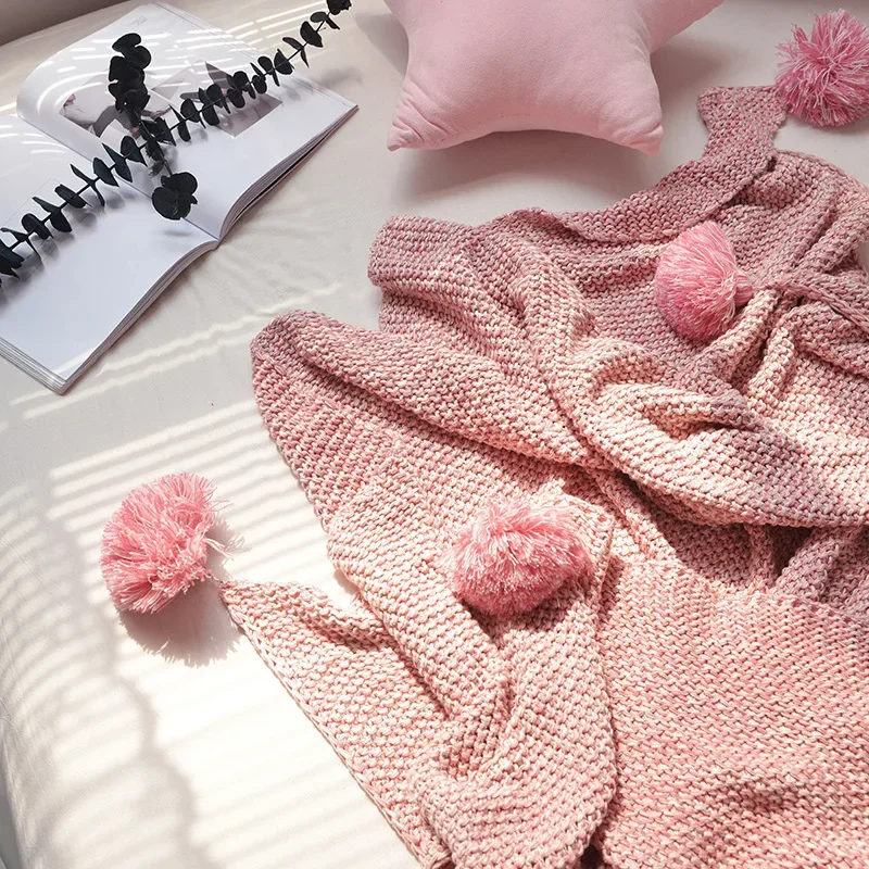 Cotton Knitted Fringed Blanket Lantern Ball Spring/Summer Air Conditioning Throw Blanket for Sofa Stitch Plaid Travel Sofa Cover
Cotton Knitted Fringed Blanket Lantern Ball Spring/Summer Air Conditioning Throw Blanket for Sofa Stitch Plaid Travel Sofa Cover