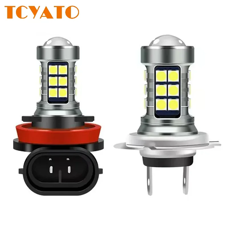 TCYATO 2 шт. автомобильные светодиодные противотуманные фары, лампы для фар Canbus H4 H7 H8 H11 9005 HB3 9006 HB4 12 В 6000 К 8 Вт 1200LM 3030/27 таблеток 
TCYATO 2 шт. автомобильные светодиодные противотуманные фары, лампы для фар Canbus H4 H7 H8 H11 9005 HB3 9006 HB4 12 В 6000 К 8 Вт 1200LM 3030/27 таблеток