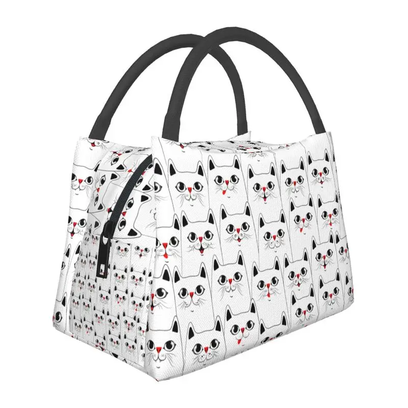 Custom Funny Cats Pattern Lunch Bags Men Women Thermal Cooler Insulated Lunch Boxes for Office Travel
Custom Funny Cats Pattern Lunch Bags Men Women Thermal Cooler Insulated Lunch Boxes for Office Travel