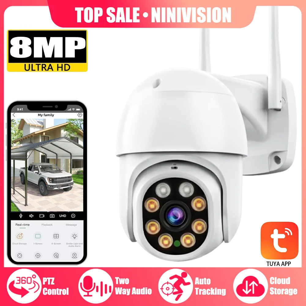 8MP 4K Tuya Smart Life Mini WiFi IP Camera Indoor Wireless Security Home CCTV Surveillance Camera With Auto Tracking Baby Monito
8MP 4K Tuya Smart Life Mini WiFi IP Camera Indoor Wireless Security Home CCTV Surveillance Camera With Auto Tracking Baby Monito