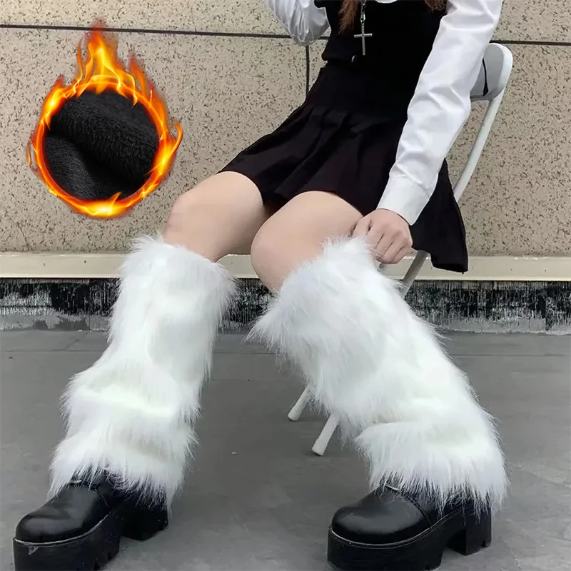 Faux Fur Leg Warmers Y2K Plush Boot Cuffs for Women Winter Thick Visual Style Footwear Niche Fashion Lace Up Boot Toppers
Faux Fur Leg Warmers Y2K Plush Boot Cuffs for Women Winter Thick Visual Style Footwear Niche Fashion Lace Up Boot Toppers