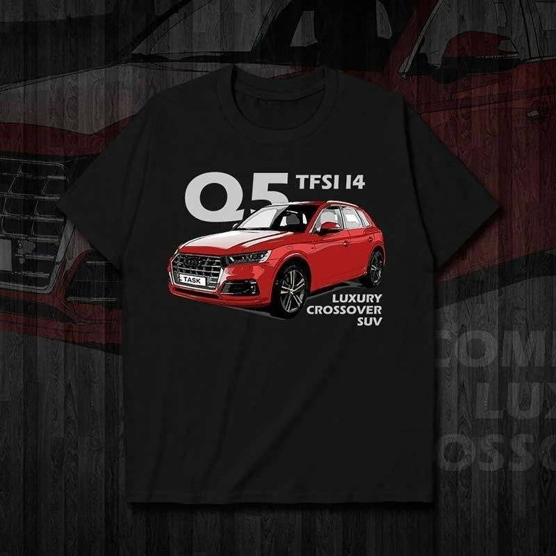 Новейший костюм Audi Four Ring Q5 Thug SUV Car Fan Футболка с короткими рукавами Мужская и женская спортивная повседневная футболка Летняя футболка
Новейший костюм Audi Four Ring Q5 Thug SUV Car Fan Футболка с короткими рукавами Мужская и женская спортивная повседневная футболка Летняя футболка