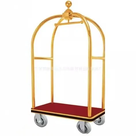 Factory direct sales wholesale hotel luggage cart big golden top luggage cart luggage
Factory direct sales wholesale hotel luggage cart big golden top luggage cart luggage