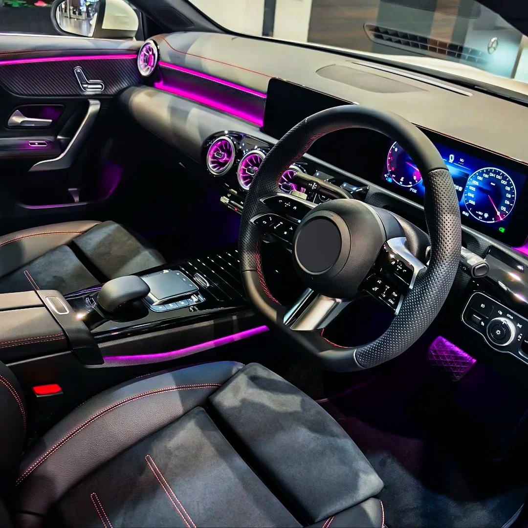Ambient Light Kit for Mercedes Benz A-class W177 GLA C118 64 Colors Atmosphere Light LHD For Left Hand Drive cars
Ambient Light Kit for Mercedes Benz A-class W177 GLA C118 64 Colors Atmosphere Light LHD For Left Hand Drive cars