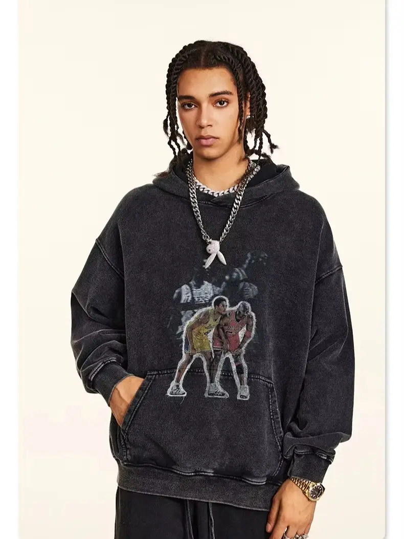Amirise 420G Kobe Bryant vs Michael Jordan Print Vintage Sweatshirts Remake Tops Y2k Harajuku 2025 New Hip Hop Mens Hoodie
Amirise 420G Kobe Bryant vs Michael Jordan Print Vintage Sweatshirts Remake Tops Y2k Harajuku 2025 New Hip Hop Mens Hoodie