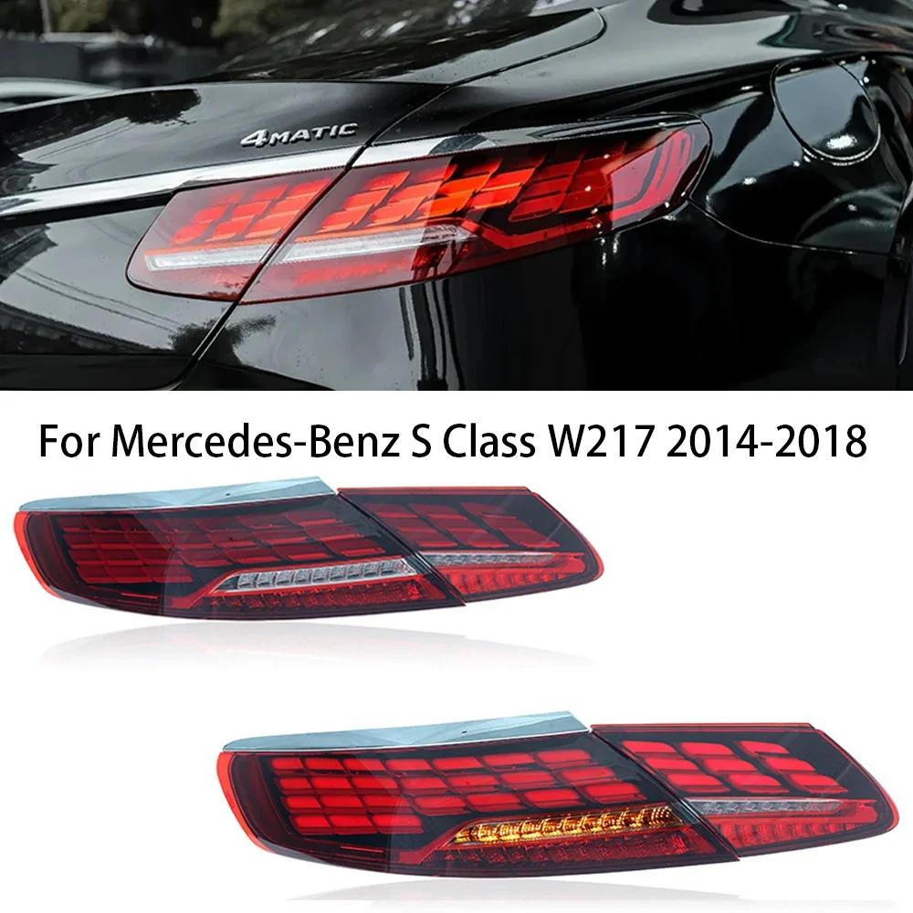 Автомобильные фары для Mercedes Benz S-Class Coupe 2014-2018 W217 S400 w221 w222 Светодиодные задние фонари с фарами DRL Автоаксессуары
Автомобильные фары для Mercedes Benz S-Class Coupe 2014-2018 W217 S400 w221 w222 Светодиодные задние фонари с фарами DRL Автоаксессуары
