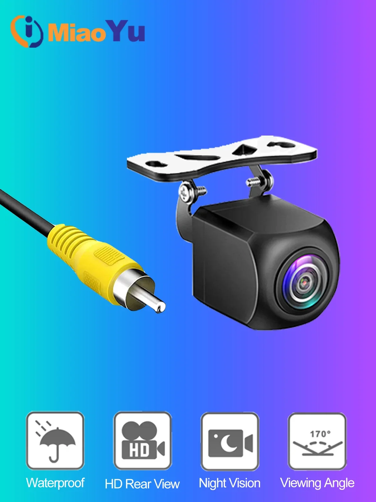 Car Rear View Camera Night Vision Reversing Auto Parking Camera IP68 Waterproof CCD LED Auto Backup Monitor 170 Degree HD Image
Car Rear View Camera Night Vision Reversing Auto Parking Camera IP68 Waterproof CCD LED Auto Backup Monitor 170 Degree HD Image