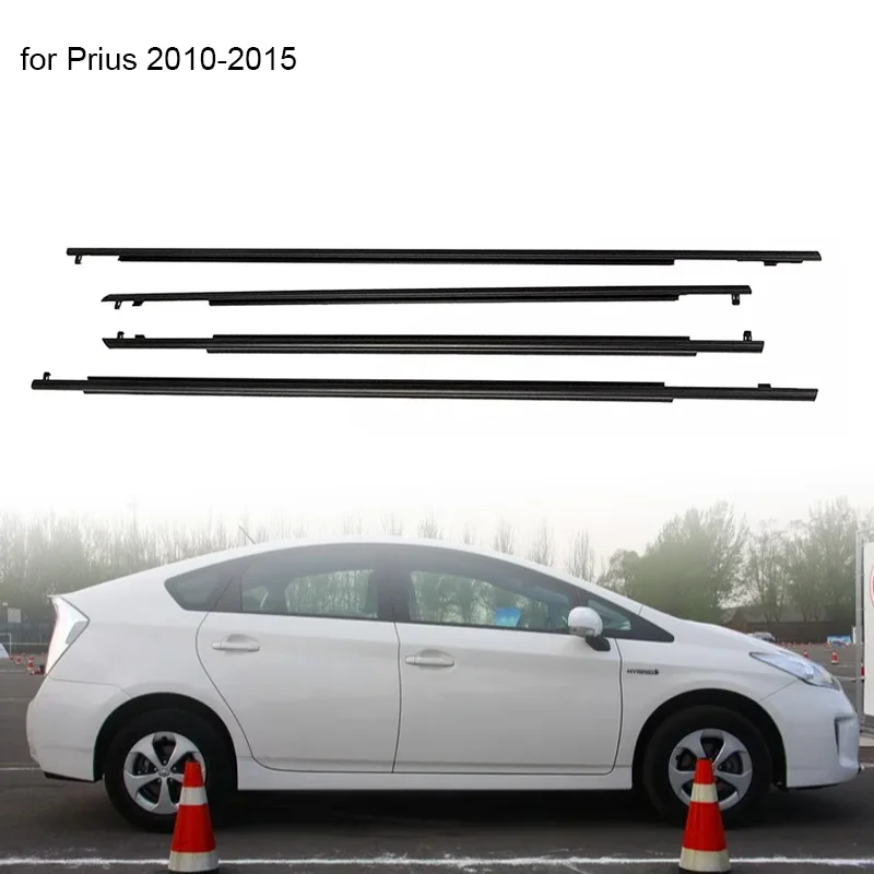 4Pcs Window Moulding Trim For Toyota Prius 2010-2015 Weatherstrip Seal Side Door Glass Rubber Belt Waterproof Black 75720-47021 
4Pcs Window Moulding Trim For Toyota Prius 2010-2015 Weatherstrip Seal Side Door Glass Rubber Belt Waterproof Black 75720-47021