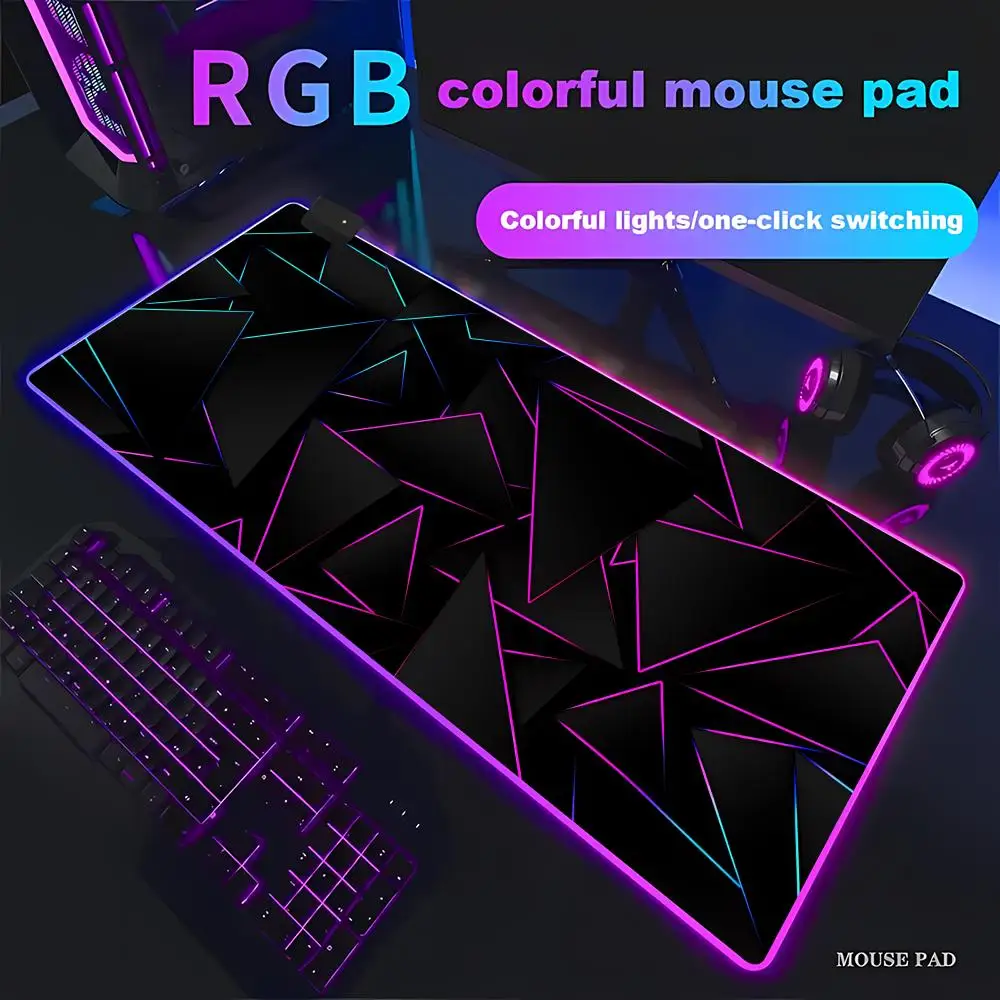 RGB Geometric Pattern Mouse Pad Gamer Mouse Pads Laptop Keyboard Mausepad Large HYBXAXC Gaming Rubber Non-slip Office Desk Mats
RGB Geometric Pattern Mouse Pad Gamer Mouse Pads Laptop Keyboard Mausepad Large HYBXAXC Gaming Rubber Non-slip Office Desk Mats