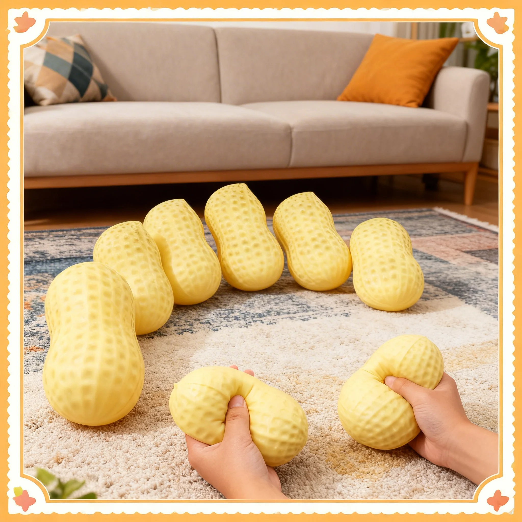 1/3/5PCS Peanut the Stress-relief Toys Slow Rebound Soft Squeeze Toy Decompression Toy for Adults for ADHD Autism Sensory Toy
1/3/5PCS Peanut the Stress-relief Toys Slow Rebound Soft Squeeze Toy Decompression Toy for Adults for ADHD Autism Sensory Toy