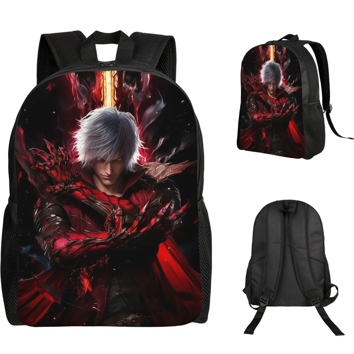 Devil May Cry Game Backpack Student Boys Girls BookBag School Bag Laptop Shoulder Bags
Devil May Cry Game Backpack Student Boys Girls BookBag School Bag Laptop Shoulder Bags