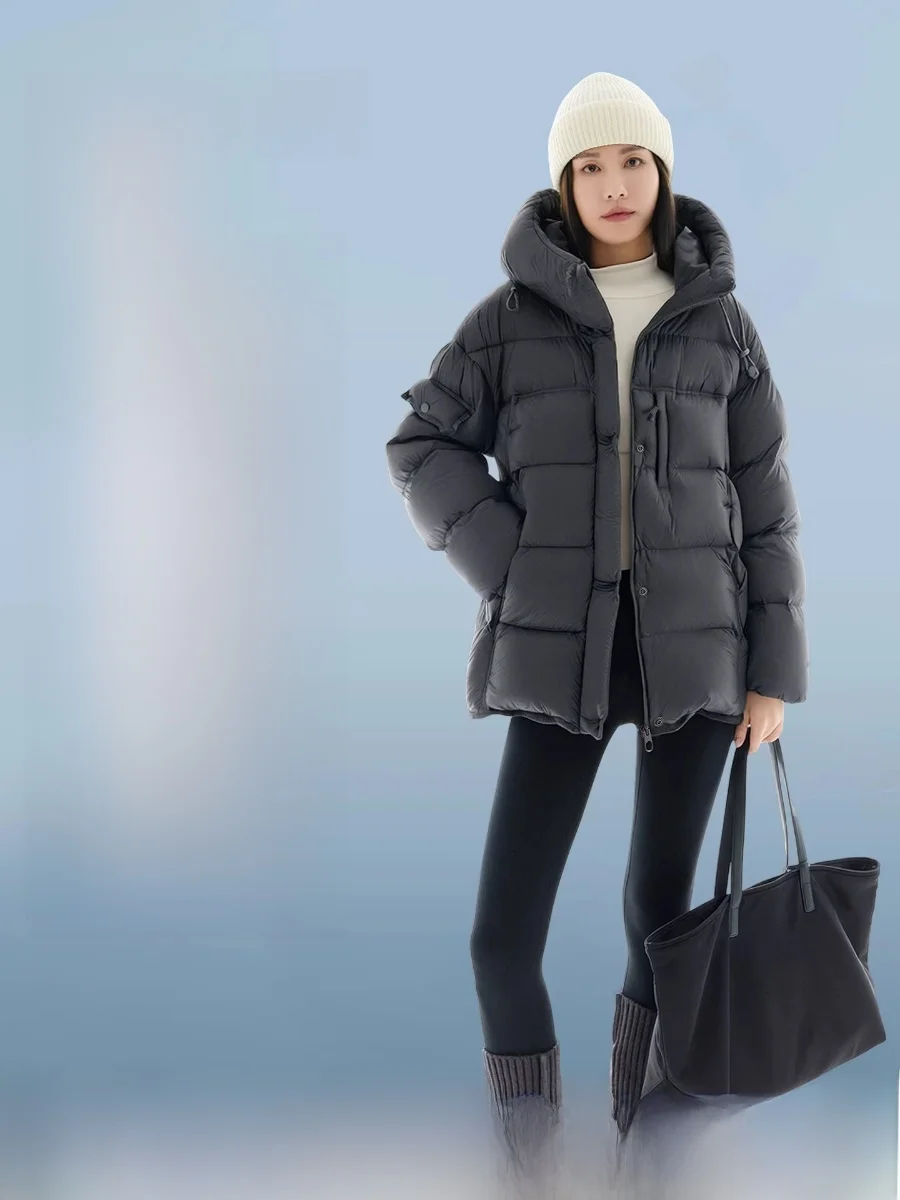 Женская зимняя куртка Cloud Life Snow Bath 95 White Du Down с капюшоном, свободного кроя, из нейлоновой ткани, новая, повседневная
Женская зимняя куртка Cloud Life Snow Bath 95 White Du Down с капюшоном, свободного кроя, из нейлоновой ткани, новая, повседневная