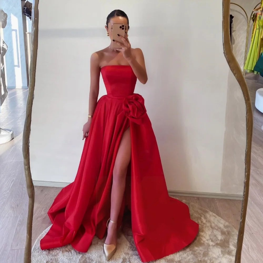 Jiayigong Satin Flower Draped Birthday A-line Strapless Bespoke Occasion Gown Long Dresses
Jiayigong Satin Flower Draped Birthday A-line Strapless Bespoke Occasion Gown Long Dresses
