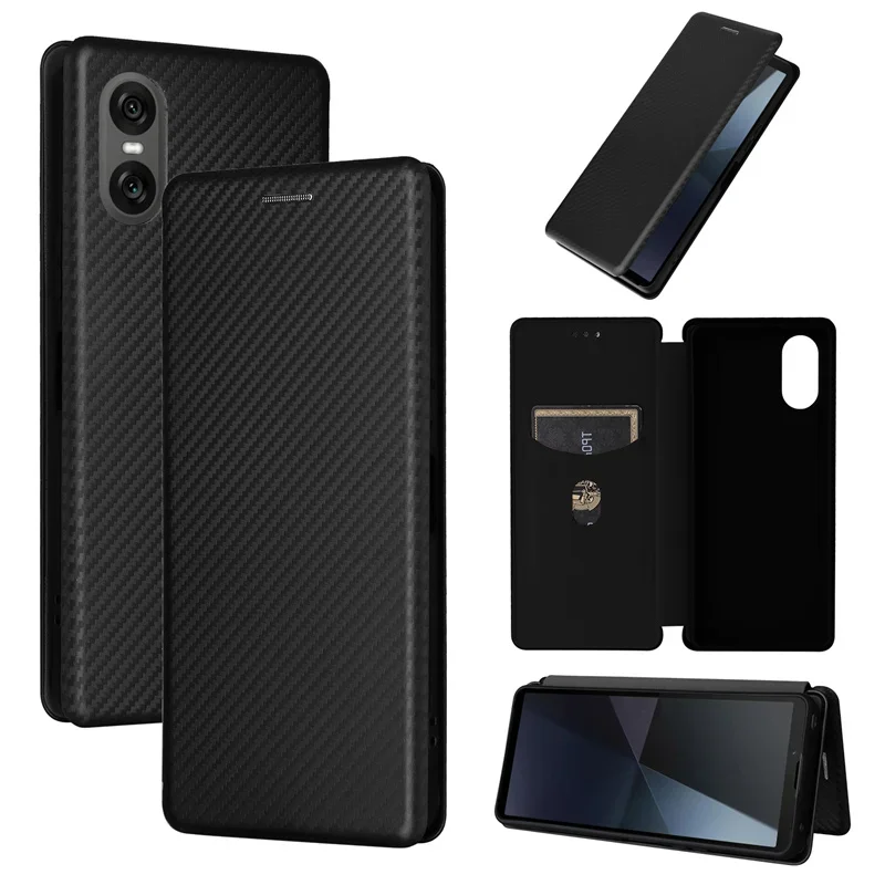 For Sony Xperia 10 VI 2024 Luxury Flip Carbon Fiber Skin Magnetic Adsorption Case For Sony Xperia 10 VI Protect Phone Bags
For Sony Xperia 10 VI 2024 Luxury Flip Carbon Fiber Skin Magnetic Adsorption Case For Sony Xperia 10 VI Protect Phone Bags