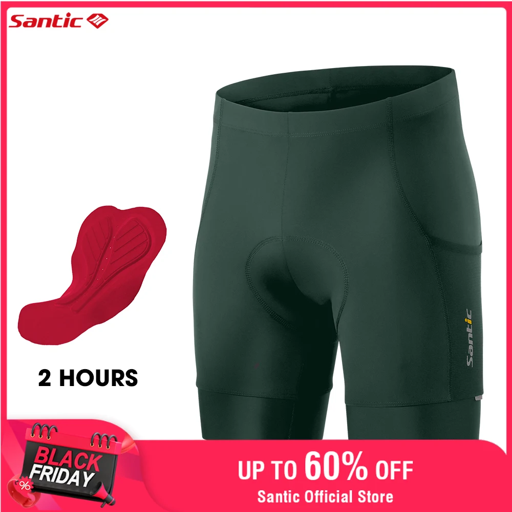 Santic Men's Summer Cycling Shorts 4D Padded Biking Shorts MTB Bicycle Riding Shorts Bike Clothes with Pockets KM1C05136
Santic Men's Summer Cycling Shorts 4D Padded Biking Shorts MTB Bicycle Riding Shorts Bike Clothes with Pockets KM1C05136