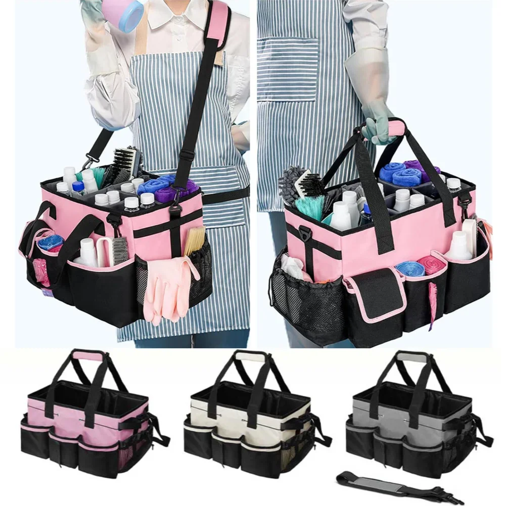 Органайзер для чистящих средств с ручкой, органайзеры для инструментов для чистки, большая вместительная сумка для инструментов из ткани Оксфорд, сумка для экономки
Органайзер для чистящих средств с ручкой, органайзеры для инструментов для чистки, большая вместительная сумка для инструментов из ткани Оксфорд, сумка для экономки