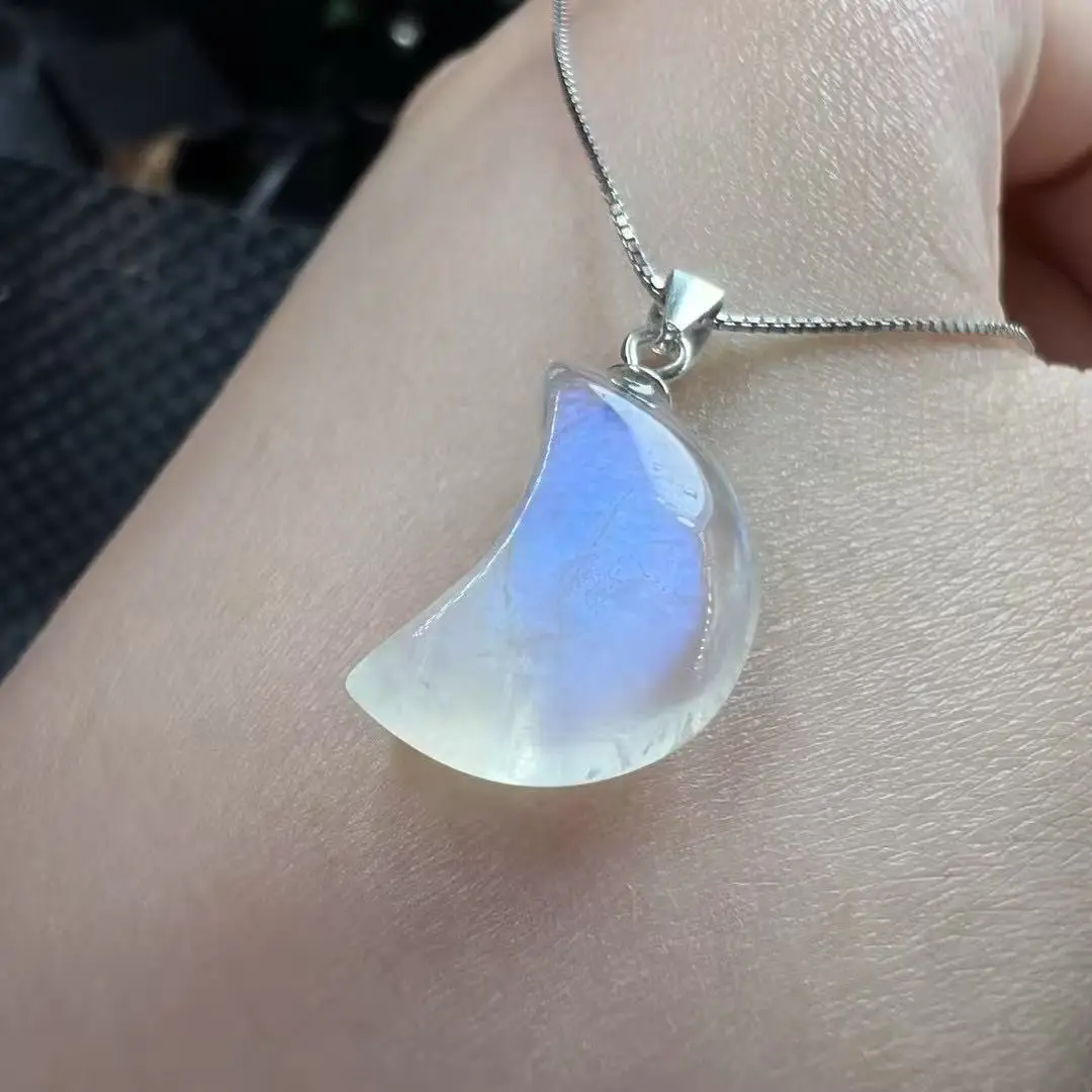 Natural Blue Moonstone Crystal Star-Moon Pendant, Enhances Chi Energy, Energy Gemstone, Decorative Item, Romantic Gift for Coupl
Natural Blue Moonstone Crystal Star-Moon Pendant, Enhances Chi Energy, Energy Gemstone, Decorative Item, Romantic Gift for Coupl