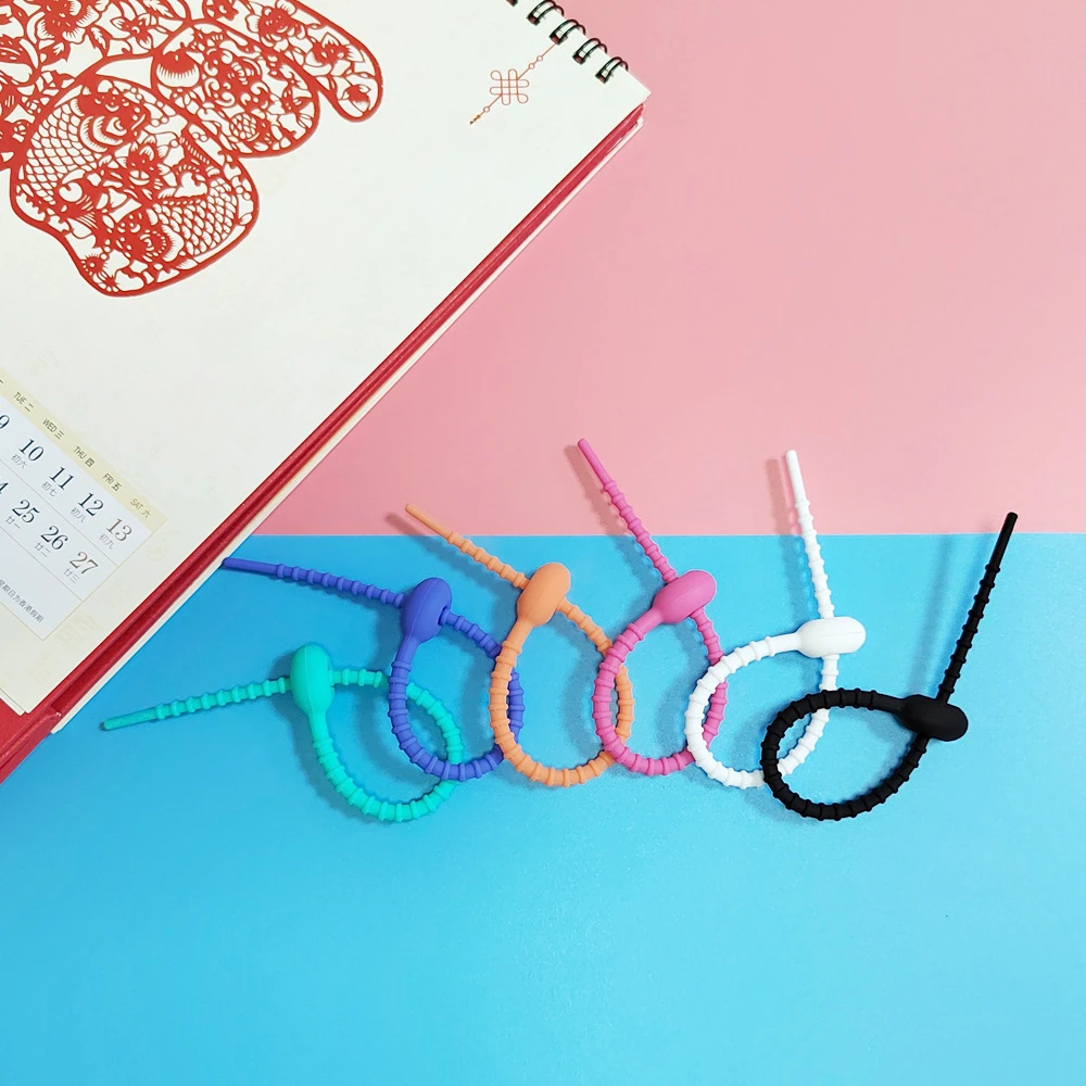 3pc Reusable Flexible Silicone Zip Tie Lanyard, Multicolor Adjustable Cord Organizer Loop for Cable Key Bag Hanging Decor
3pc Reusable Flexible Silicone Zip Tie Lanyard, Multicolor Adjustable Cord Organizer Loop for Cable Key Bag Hanging Decor