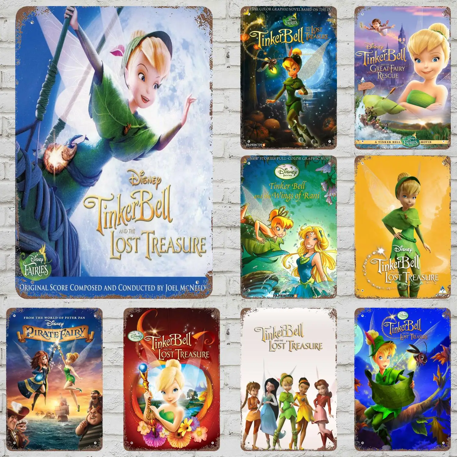 MINISO Tinker Bell and the Lost Treasure Vintage Metal Tin Signs Posters Decor Retro Metal Plaque Wall Art Decor for Garage Bar
MINISO Tinker Bell and the Lost Treasure Vintage Metal Tin Signs Posters Decor Retro Metal Plaque Wall Art Decor for Garage Bar