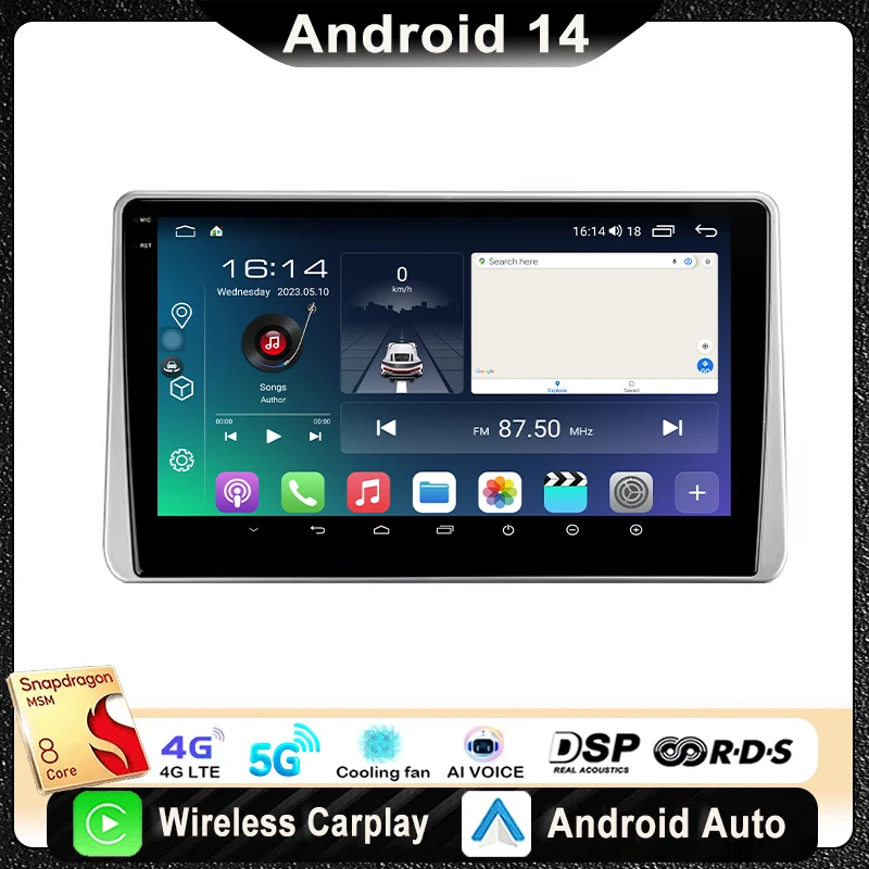 For Nissan Sentra 5 B15 1999 - 2006 Car Radio Multimedia Video Player Navigation Stereo GPS Android 14 wireless Carplay DSP WIFI
For Nissan Sentra 5 B15 1999 - 2006 Car Radio Multimedia Video Player Navigation Stereo GPS Android 14 wireless Carplay DSP WIFI