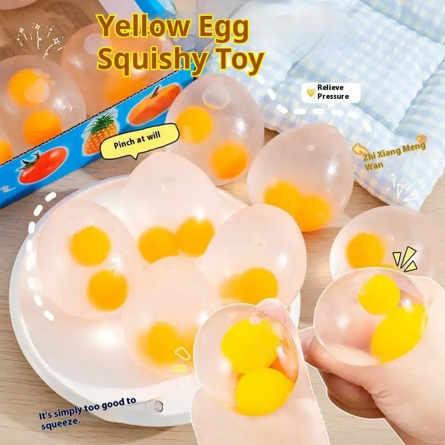 Random Simulation Squeeze Egg, Fun Adult Stress Relief, Creative Funny Squeeze Zombie Toys, Squeeze Zombie, Double Yolk Decompression Holiday Gifts (May Have Slight Color Difference Due To Photography Lighting)
Random Simulation Squeeze Egg, Fun Adult Stress Relief, Creative Funny Squeeze Zombie Toys, Squeeze Zombie, Double Yolk Decompression Holiday Gifts (May Have Slight Color Difference Due To Photography Lighting)
